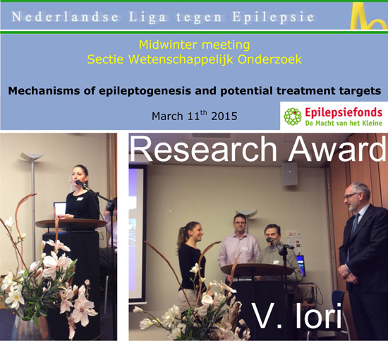 Award for EPITARGET partner Valentina Iori